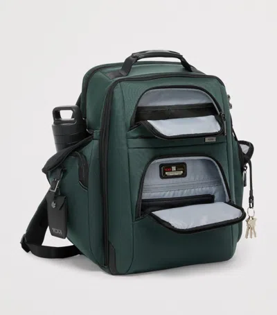 Tumi Alpha 4  Brief Pack Backpack In Green