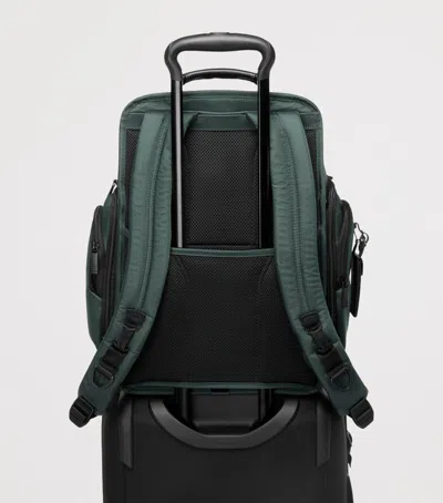 Tumi Alpha 4  Brief Pack Backpack In Green