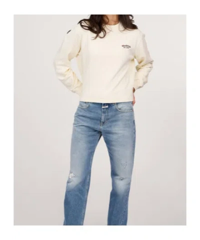 Woolrich Cotton Sweatshirt In White