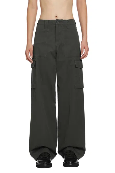 Rier Cargo Trousers In Gray
