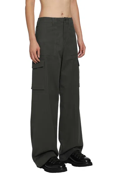 Rier Cargo Trousers In Gray