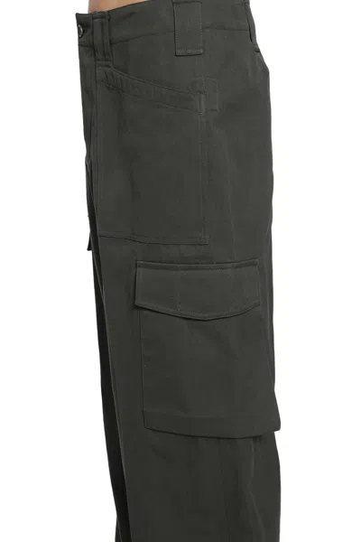 Rier Cargo Trousers In Gray