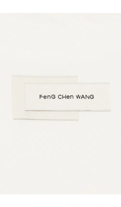 Feng Chen Wang Deconstruction Tee In White