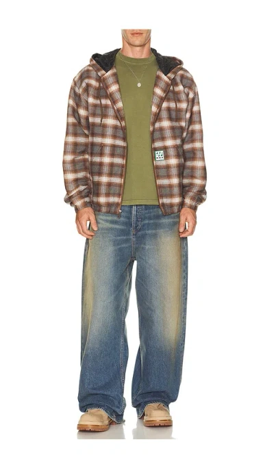 Huf Durango Work Jacket In Brown