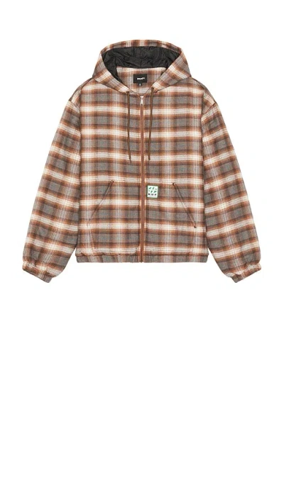 Huf Durango Work Jacket In Brown
