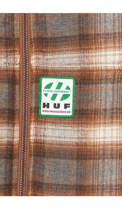 Huf Durango Work Jacket In Brown