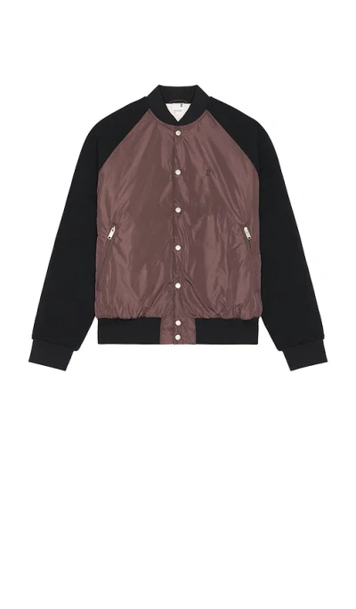 On Courtside Bomber In Brown