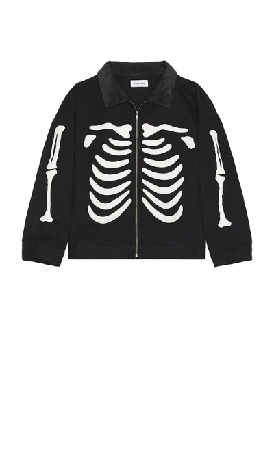 Ryoko Rain Bones Work Jacket In Black
