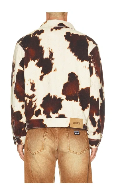 Obey Workshop Jacket In Multi