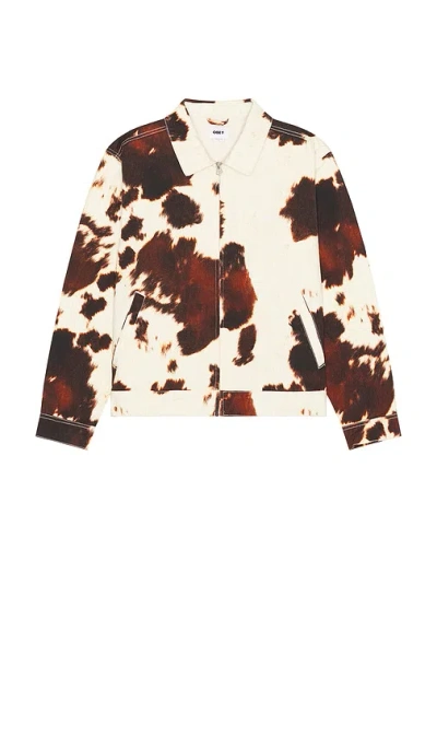 Obey Workshop Jacket In Multi