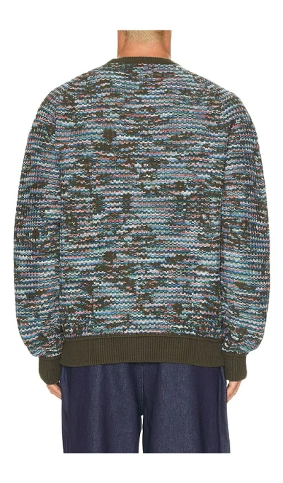 Scotch & Soda Jacquard Relaxed Fit Pullover In Multi