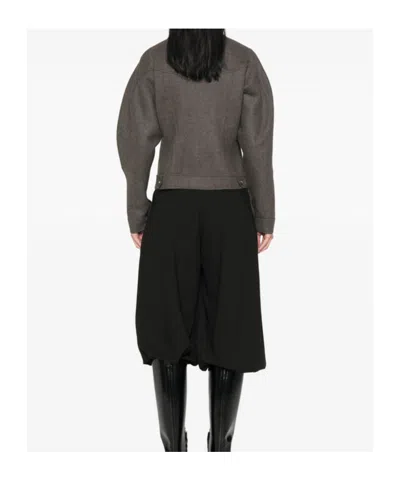 Max Mara Button-up Single Breasted Jacket In Black