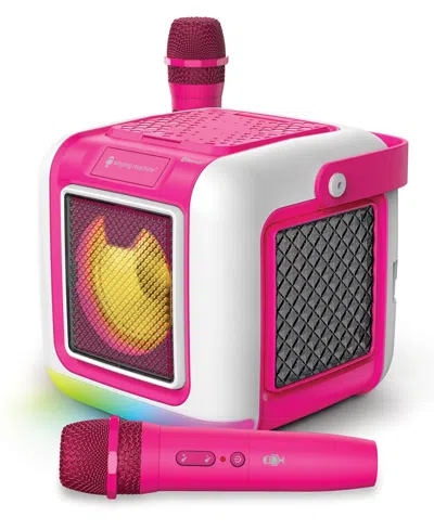 Singing Machine My Cube Studio Bluetooth Karaoke Pink In Pink