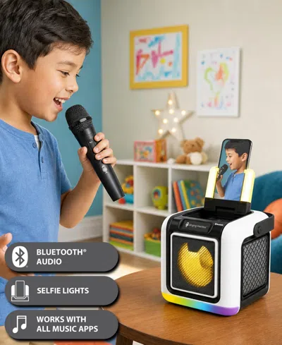 Singing Machine My Cube Studio Bluetooth Karaoke Black In Black