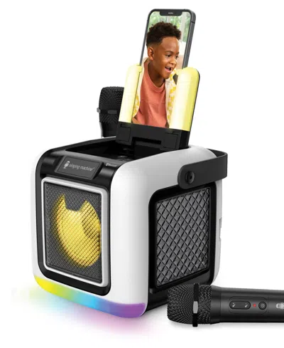 Singing Machine My Cube Studio Bluetooth Karaoke Black In Black