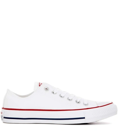 Shop Converse All Star Ox Canvas Sneakers In Optical White