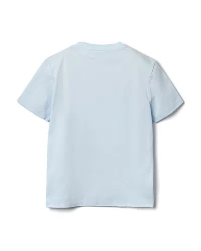Lanvin Embroidered Script Logo T-shirt In Blue