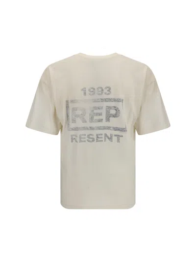 Represent Reverse Resent Logo Tee In White