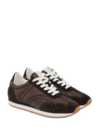 Totême Toteme Recycled Polyester Sneaker In Brown