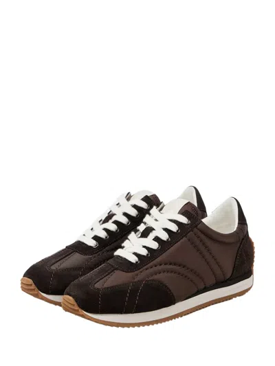 Totême Toteme Recycled Polyester Sneaker In Brown