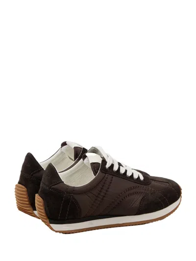 Totême Toteme Recycled Polyester Sneaker In Brown