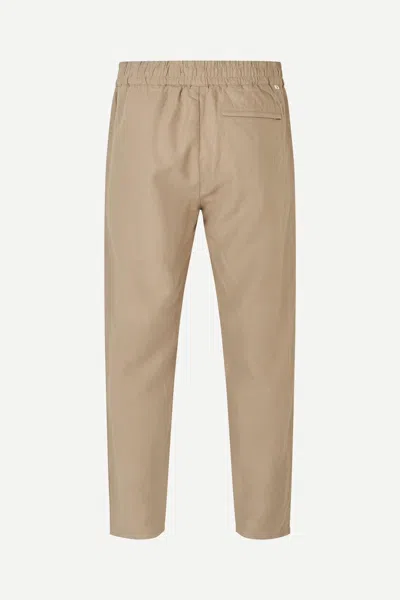 Samsoe & Samsoe Samsoe Samsoe Smithy Trousers In Neutral
