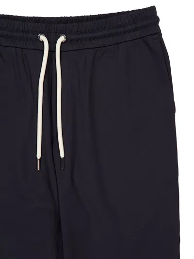 Moncler Elasticated Drawstring Joggers In Black