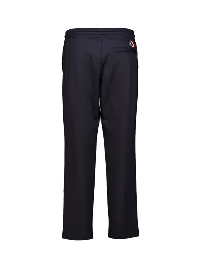 Moncler Elasticated Drawstring Joggers In Black