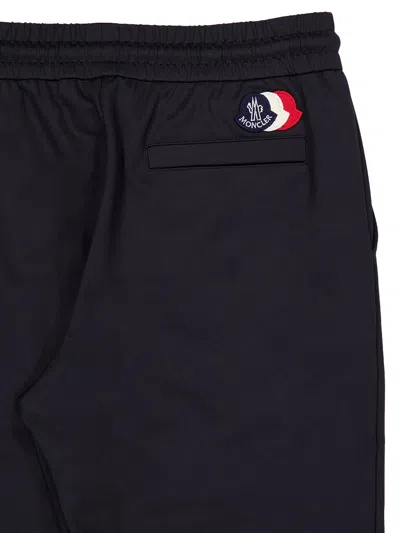 Moncler Elasticated Drawstring Joggers In Black