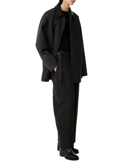 Studio Nicholson Long Sleeve Jacket In Brown