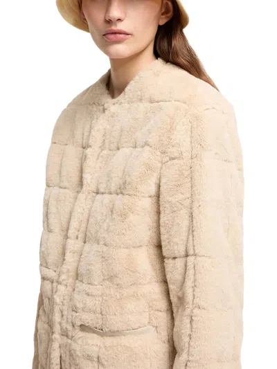 Moncler Tipule Down Jacket In Beige