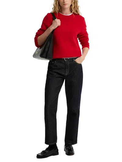 Barbour Crew-neck Pullover In Red