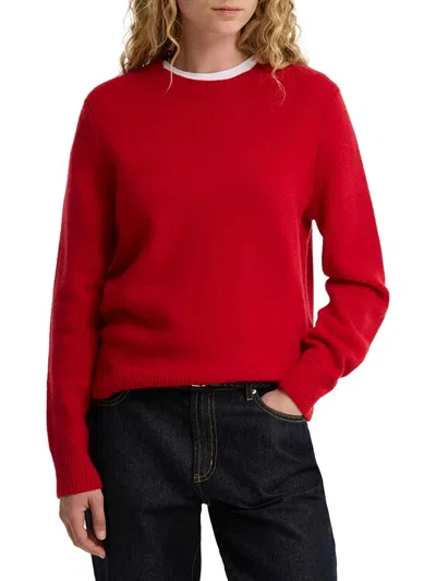 Barbour Crew-neck Pullover In Red