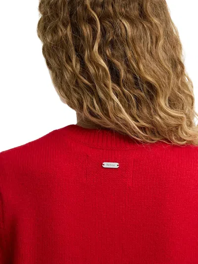 Barbour Crew-neck Pullover In Red