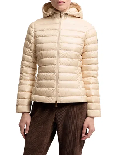 Moncler Down Jacket In Beige