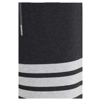 Thom Browne Loopback Cotton Joggers In Gray
