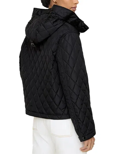 Burberry Quilted Down Jacket In Black