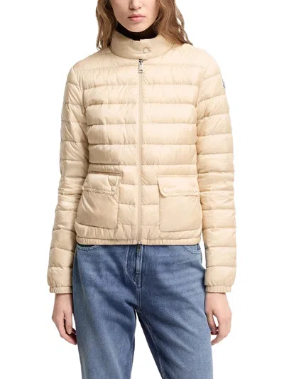 Moncler Down Jacket In Beige