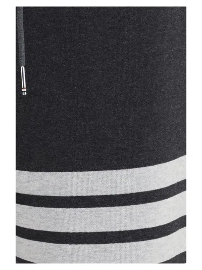 Thom Browne Loopback 4-bar Joggers In Gray