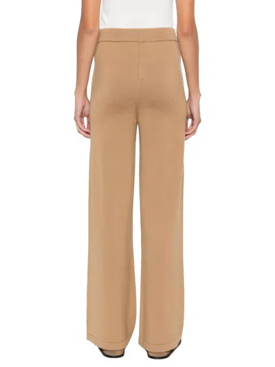 Max Mara Judy Trouser In Camel