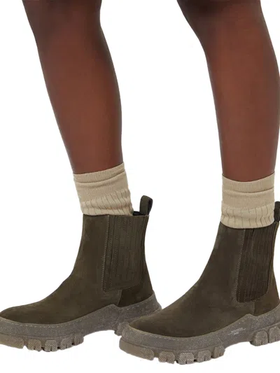 Weekend Max Mara Weekend Maxmara Genepi Boot In Khaki