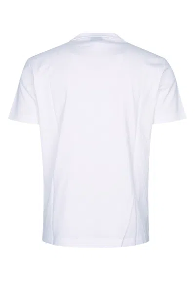 Ea7 E. A.7 Train Lux T-shirt With Oversized Logo In White