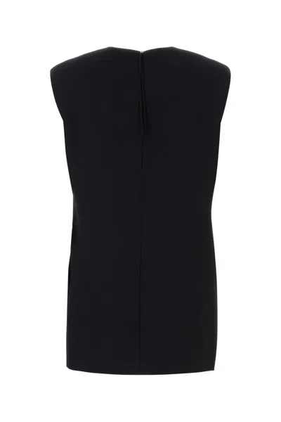Carven Wool Sweater In Black