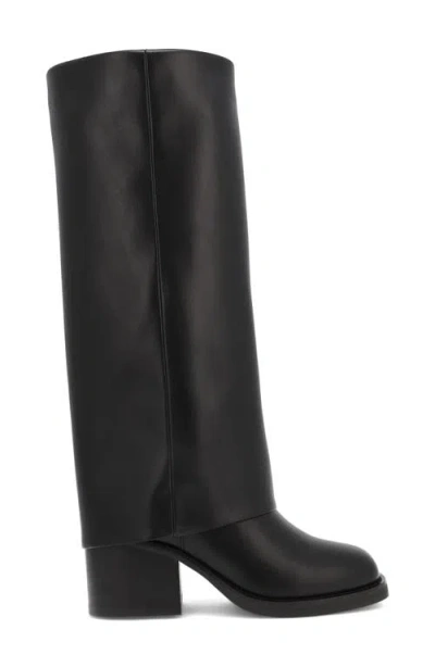 Mia Evertt Foldover Boot In Black