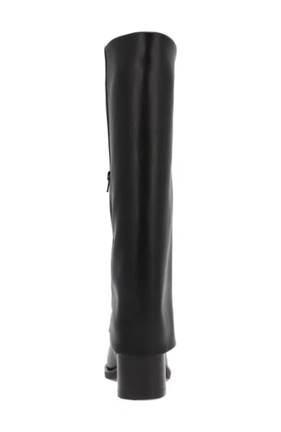 Mia Evertt Foldover Boot In Black