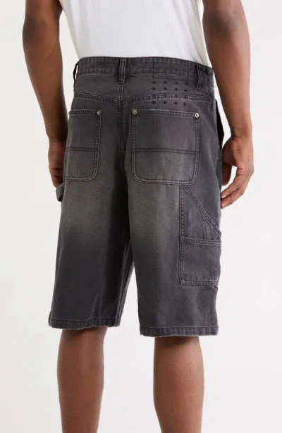 Ksubi Maxx Operator Denim Shorts In Black