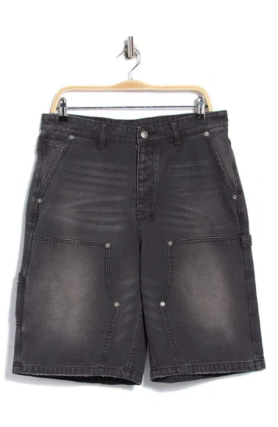 Ksubi Maxx Operator Denim Shorts In Black