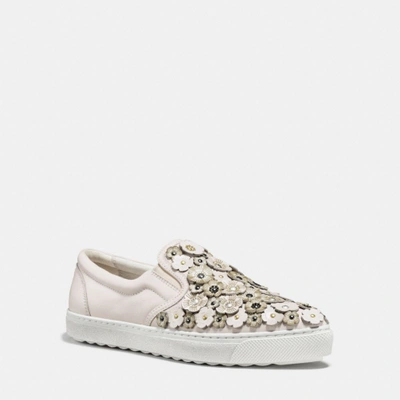 Coach C115 Slip On In White