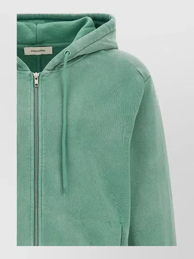 Entire Studios Zip And Hoodie In Green