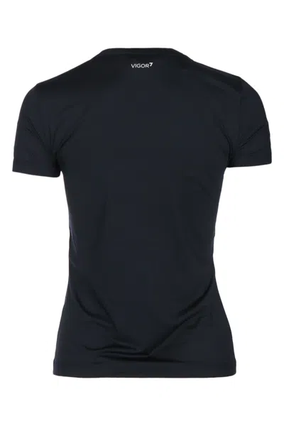Ea7 Vigor7 Logo-print T-shirt In Black
